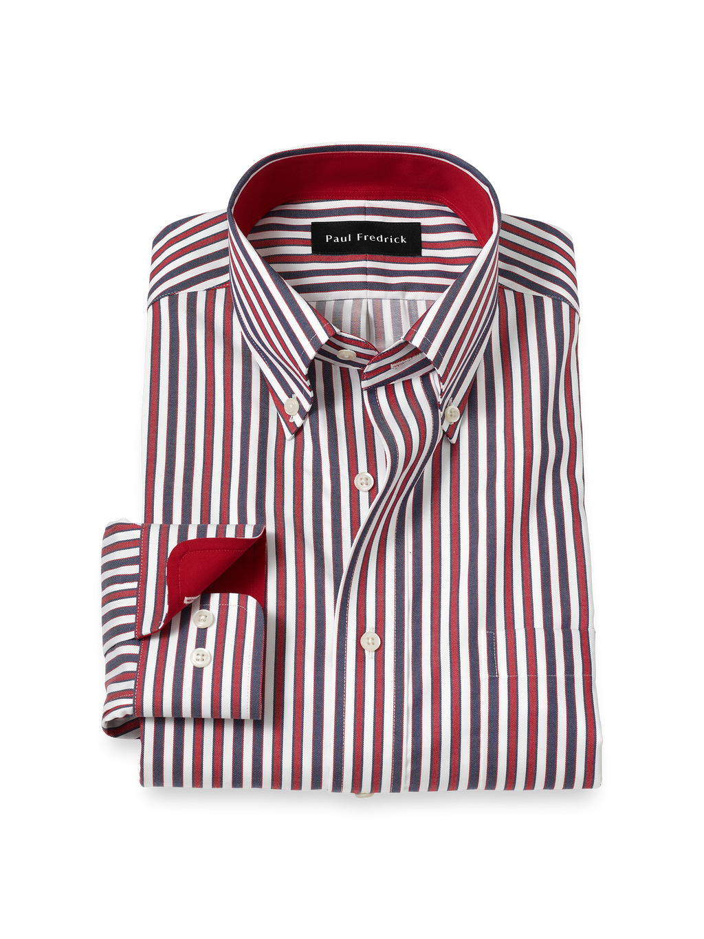 Red and White Dress Shirts