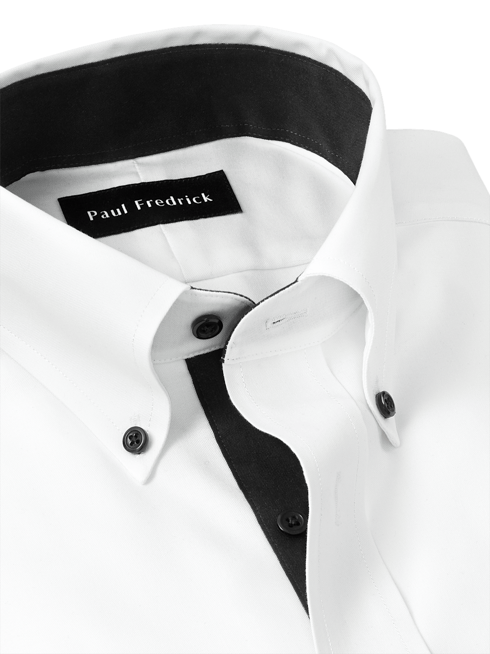 Men's Black and White Dress Shirts Paul Fredrick Men's Black and White Dress Shirts Paul Fredrick