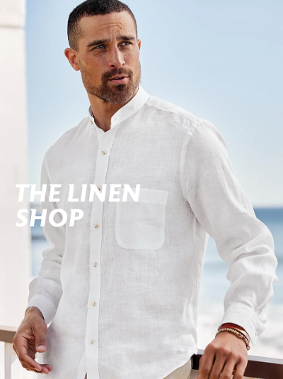 Men's White Linen Dress Shirts | Shop Online  Paul Fredrick