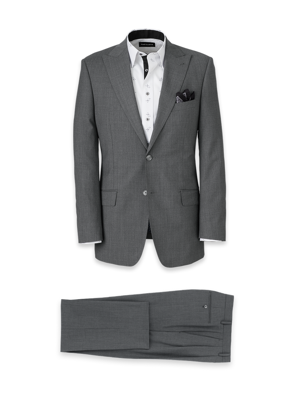 Bengaline Single Breasted Peak Lapel Suit