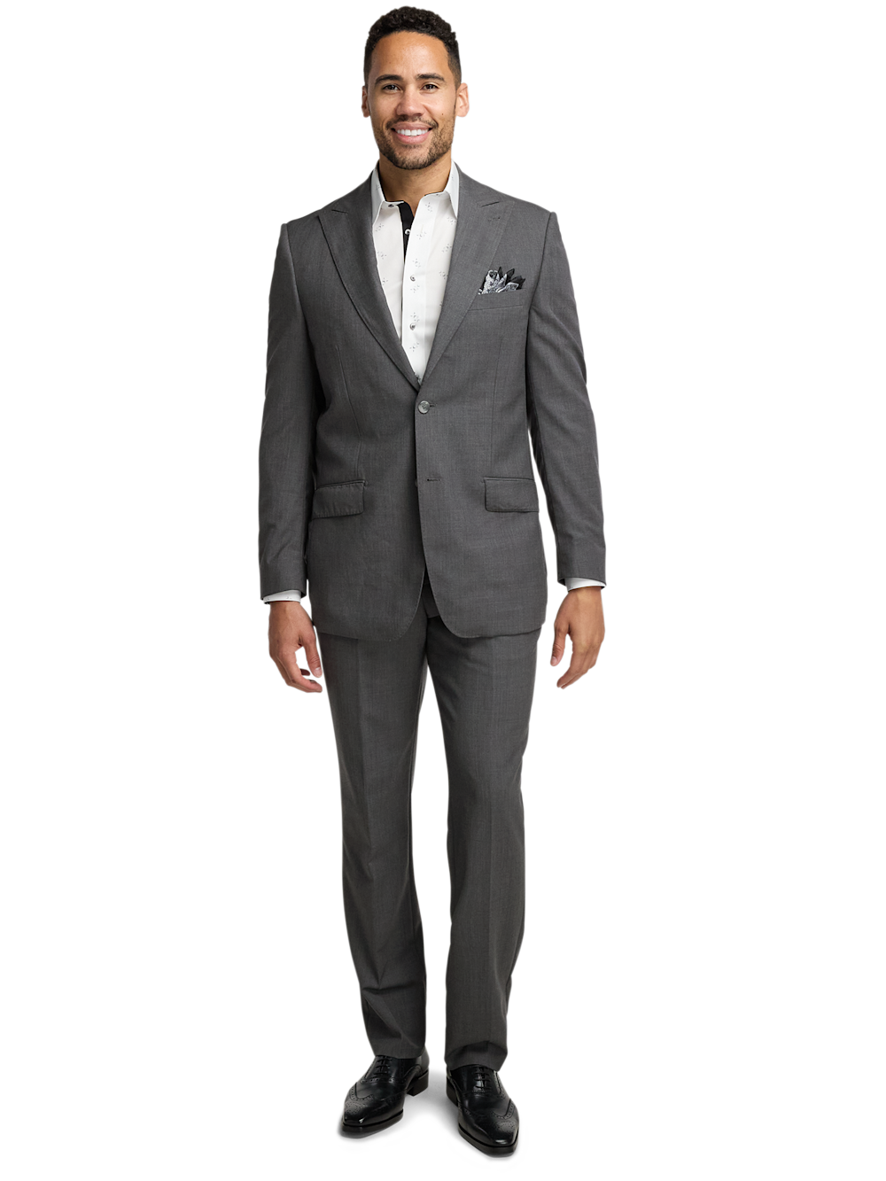 Alternate Shot of Men's Grey Suits