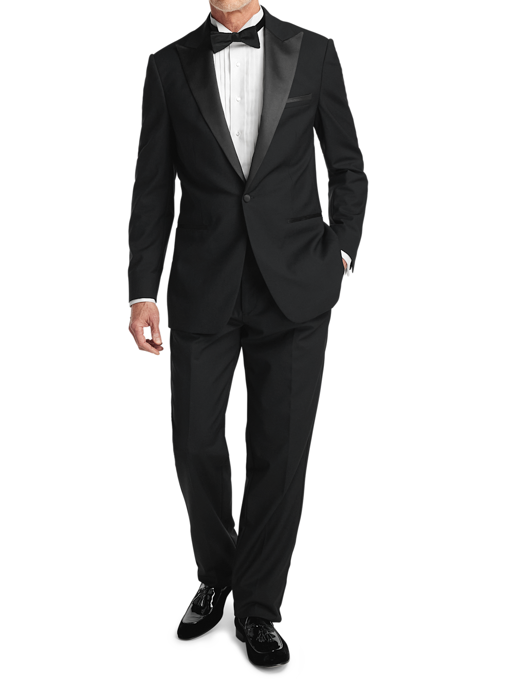Alternate Image of Wool Stretch Peak Lapel Tuxedo-1