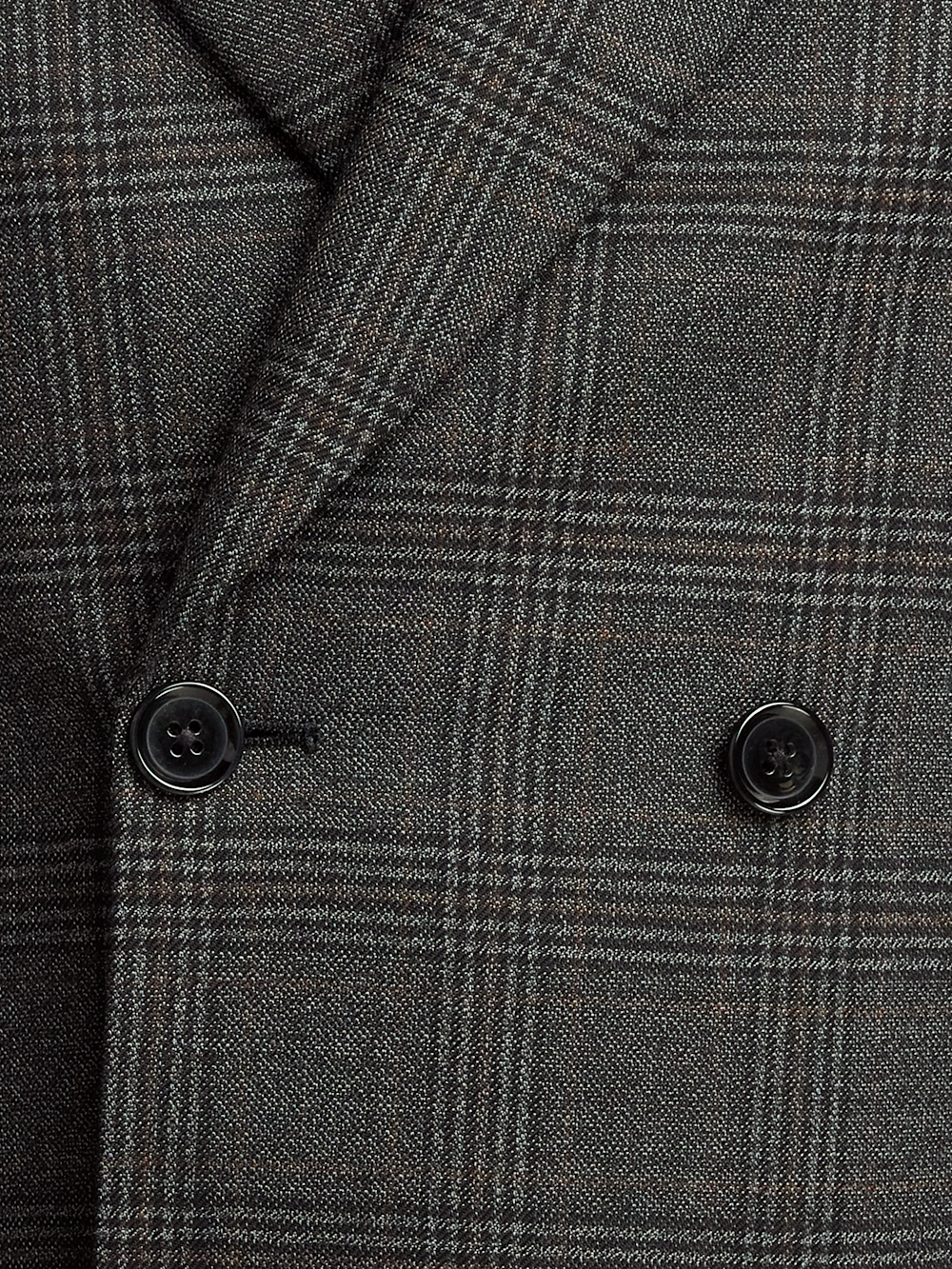 Alternate Image of Wool Plaid Double Breasted Peak Lapel Suit-4
