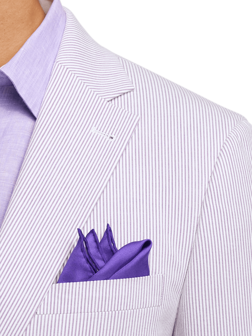 Alternate Image of Cotton Stretch Stripe Seersucker Notch Lapel Suit-5