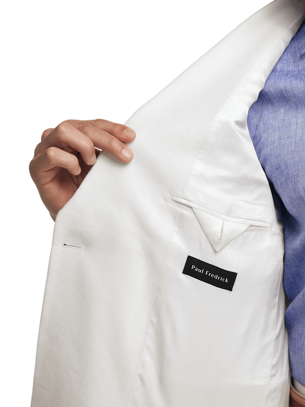 Alternate Image of Linen Blend Peak Lapel Suit-3