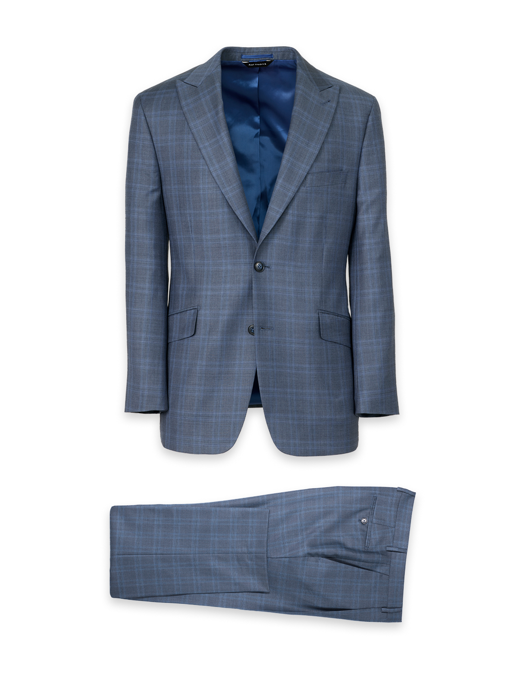 Product Image of Wool Glen Plaid Single Breasted Suit-0
