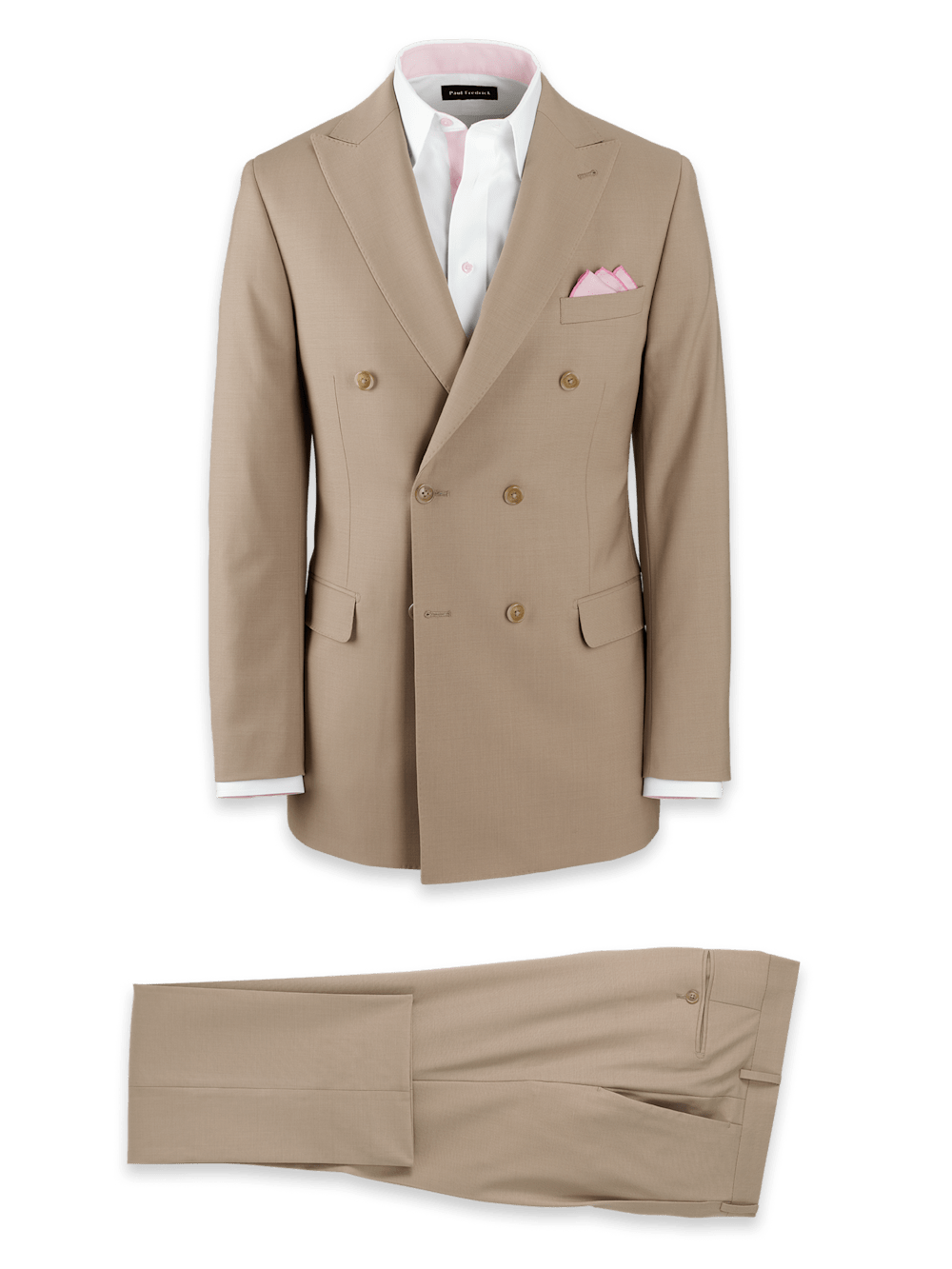 Product Image of Wool Sstretch Bengaline Peak Lapel Suit-0