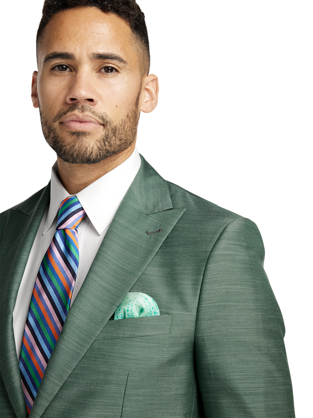 Alternate Image of Performance Blend Peak Lapel Suit-2