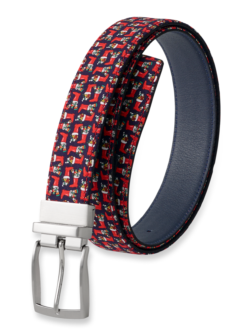 Stockings Motif Reversible Belt