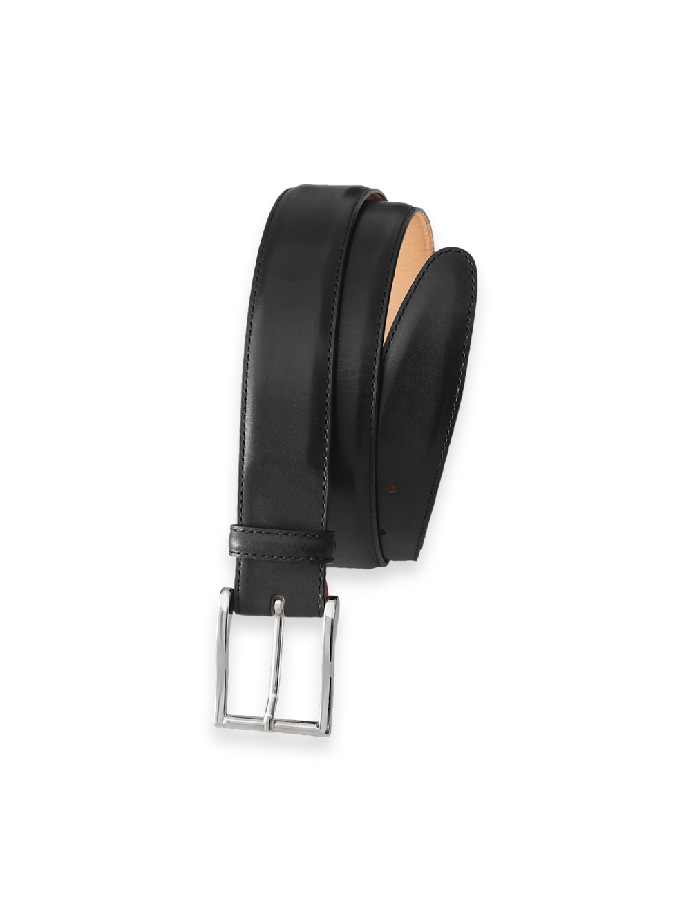 Product Image of Leather Belt With Changeable Buckle-Black