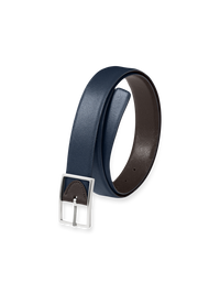 Anderson Reversible Belt - Navy/brown