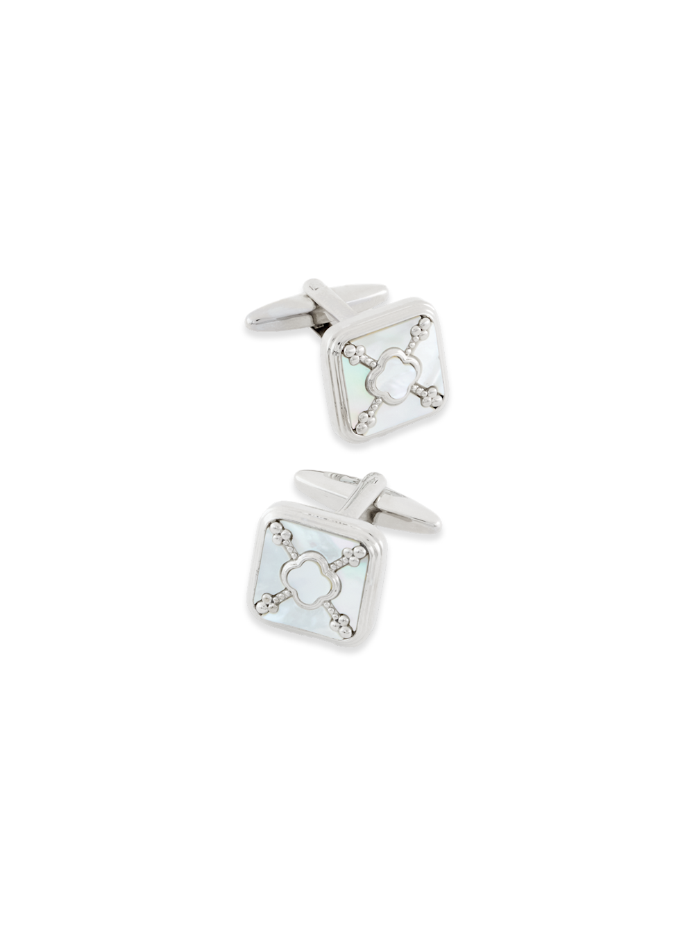 Product Image of Mother Of Pearl Square Cufflink-White