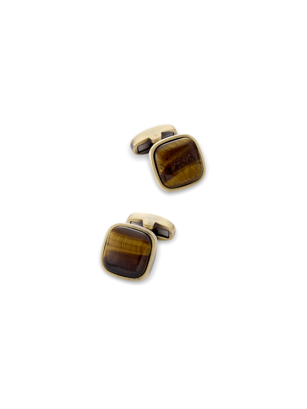 Tigers Eye Cufflinks - Brown – Paul Fredrick
