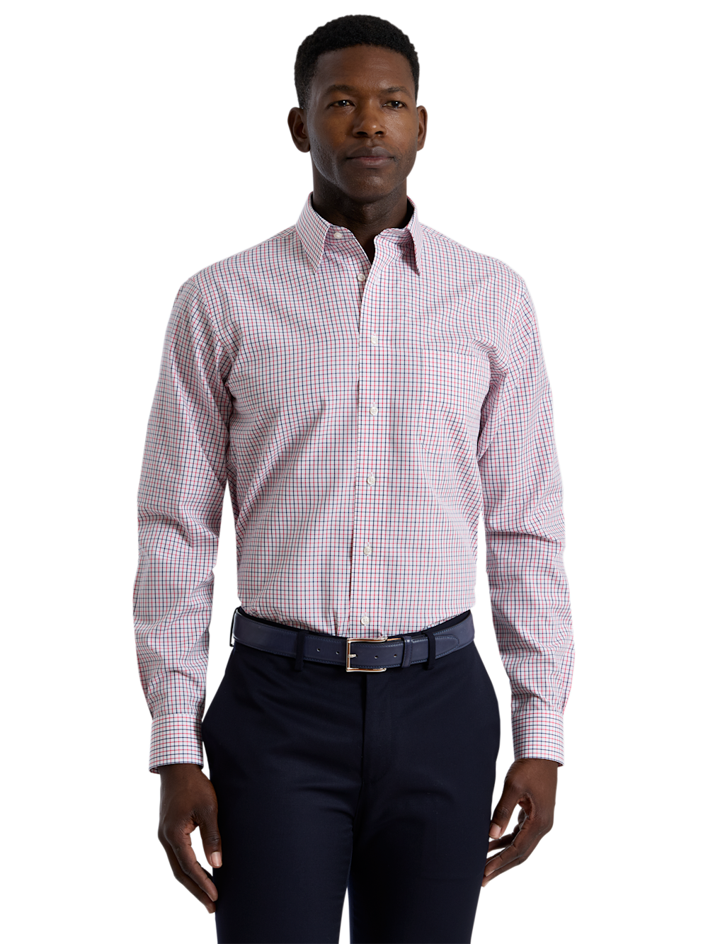 Alternate Shot of Men's white/pink Shirts