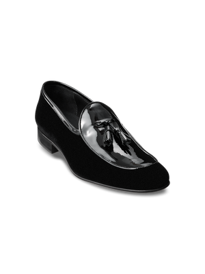 Vincent Tassel Loafer - Black