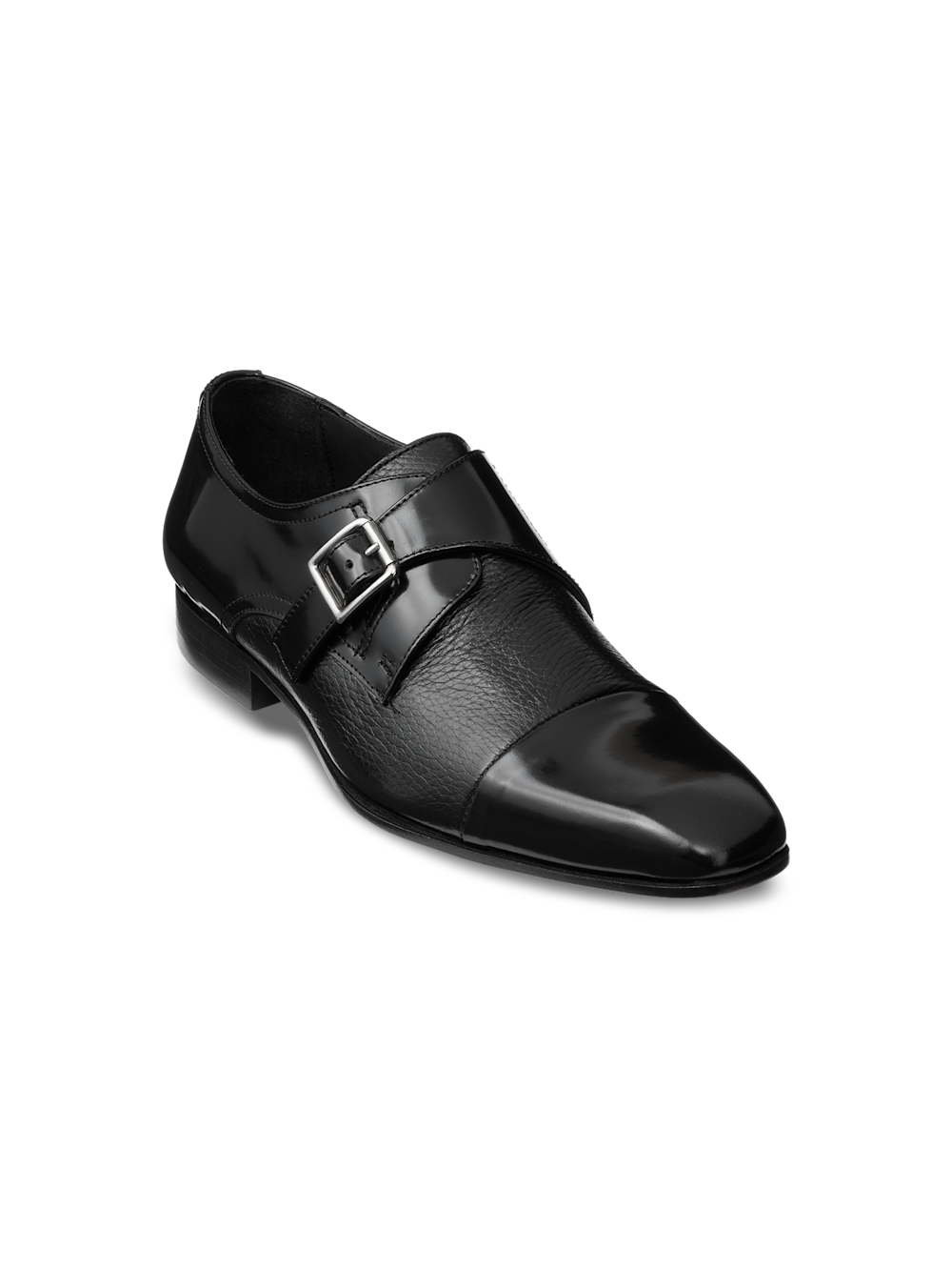 Samuel Monk Strap - Black  Paul Fredrick