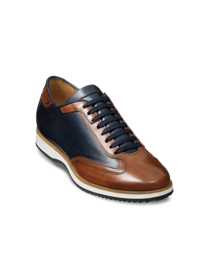 Wayne Sneaker - Navy/tan