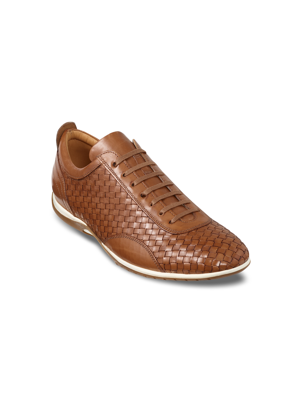 PAUL FREDRICK WOVEN LEATHER SHOES Men main image 3