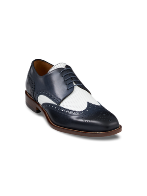 Morris Derby - Navy/white