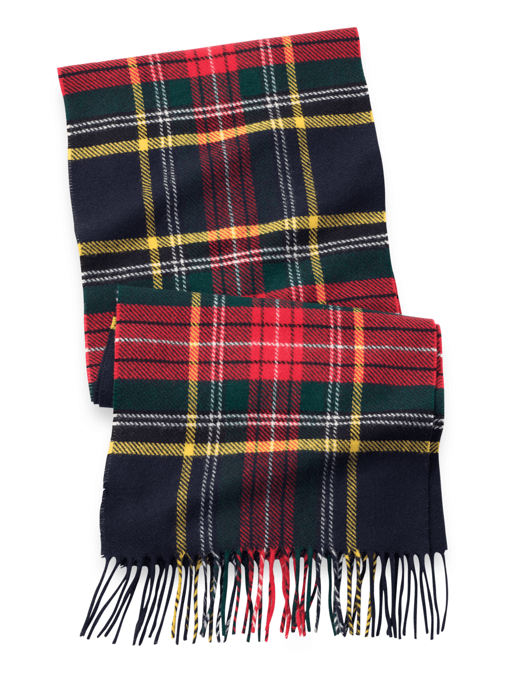 Product Image of Glen Plaid Wool Scarf-Multi