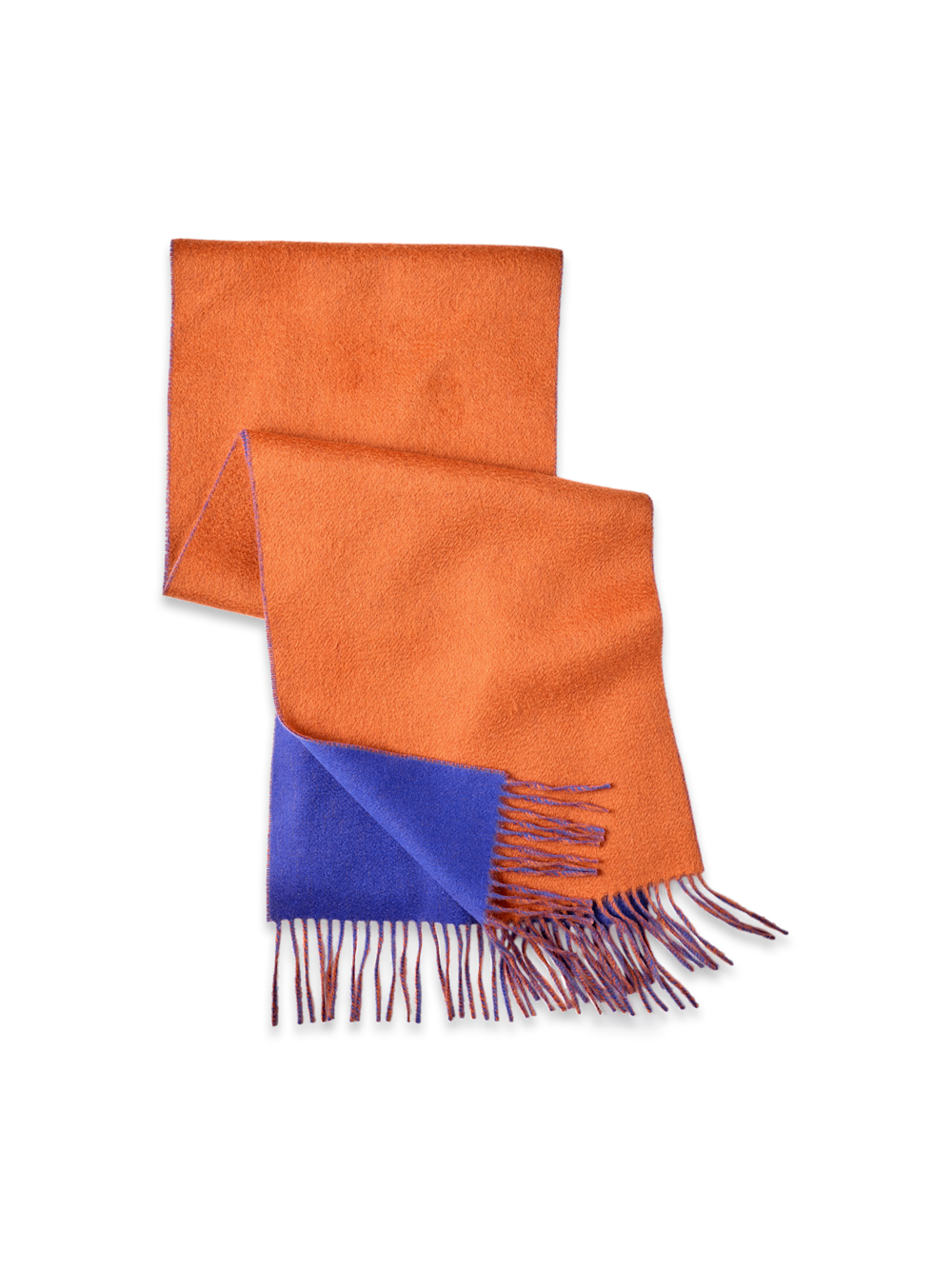 Solid Wool Blend Reversible Scarf