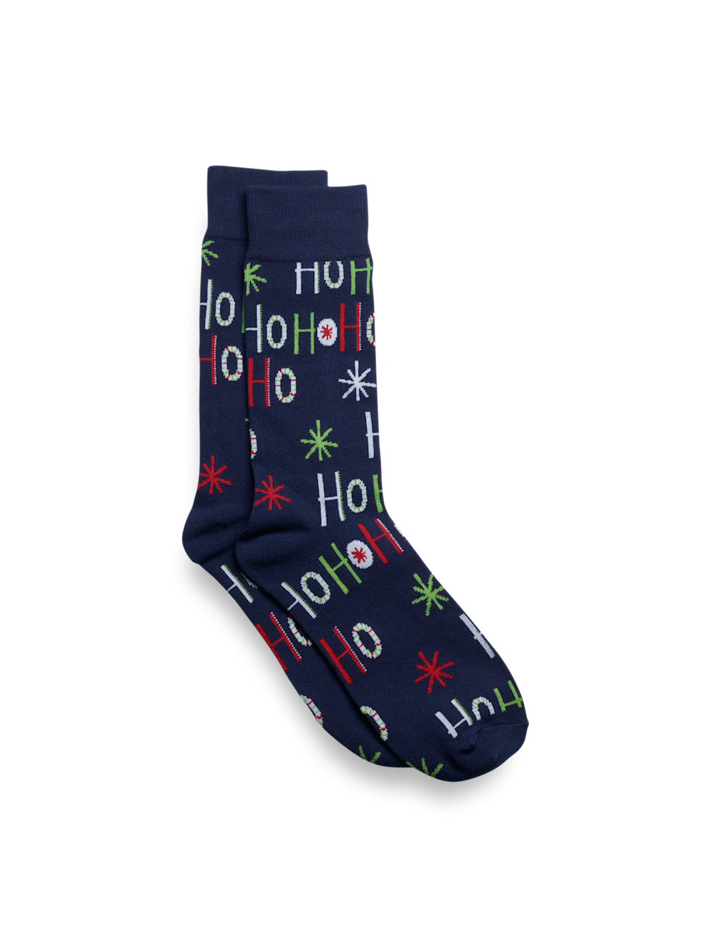 Christmas Motif Cotton Blend Sock