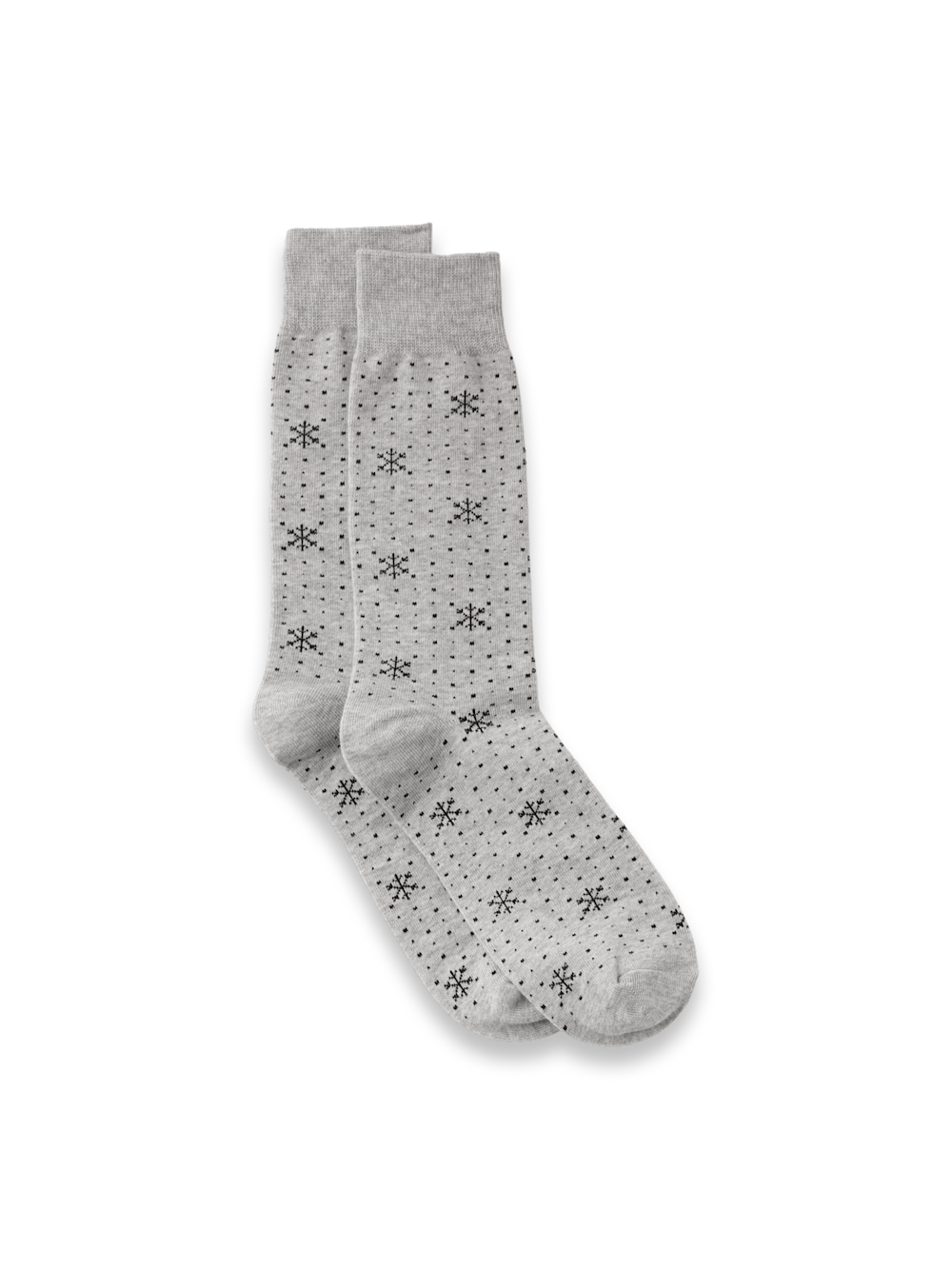 Snowflake Cotton Blend Sock