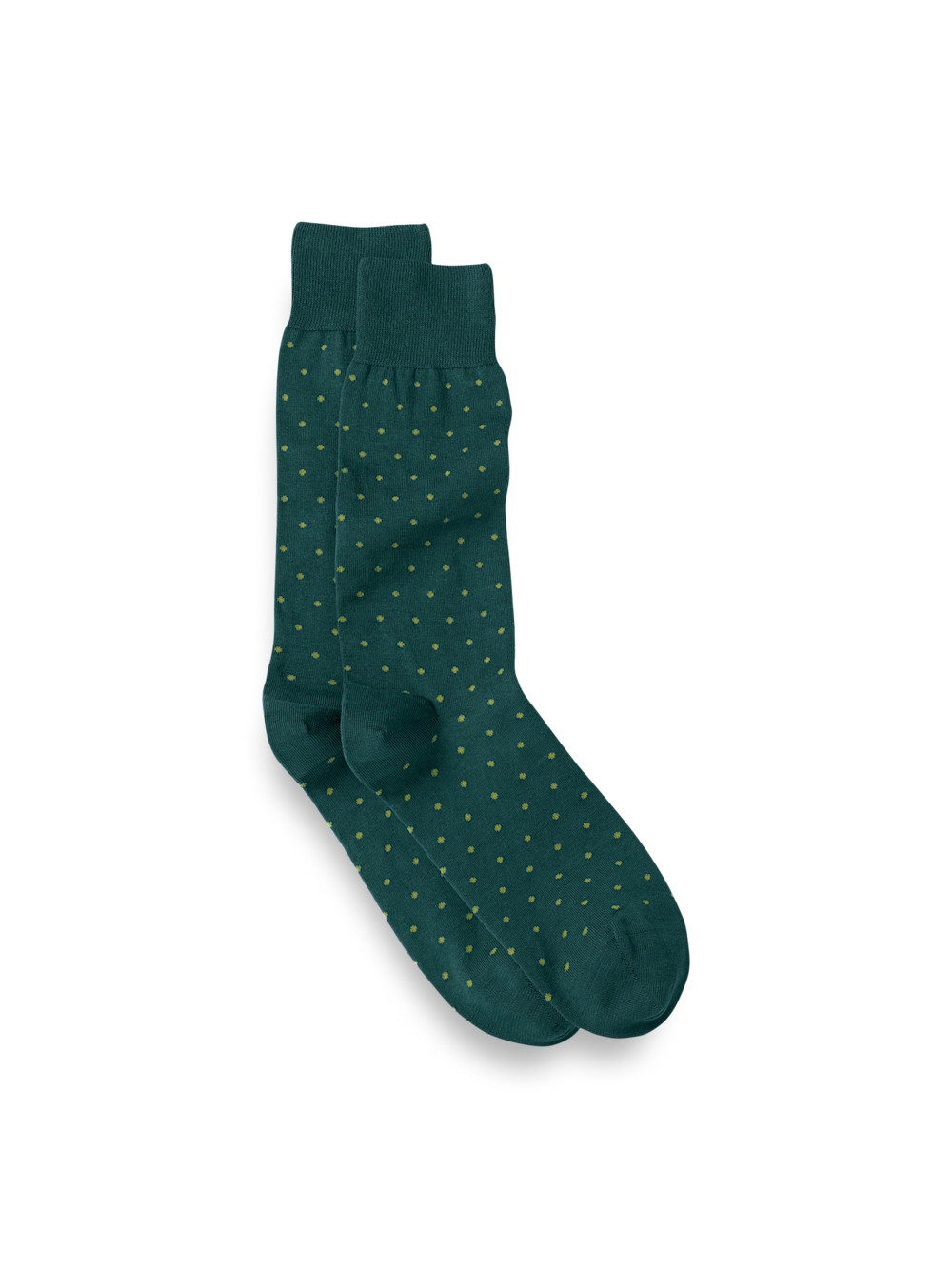 Product Image of Dot Cotton Blend Sock-Green Multi