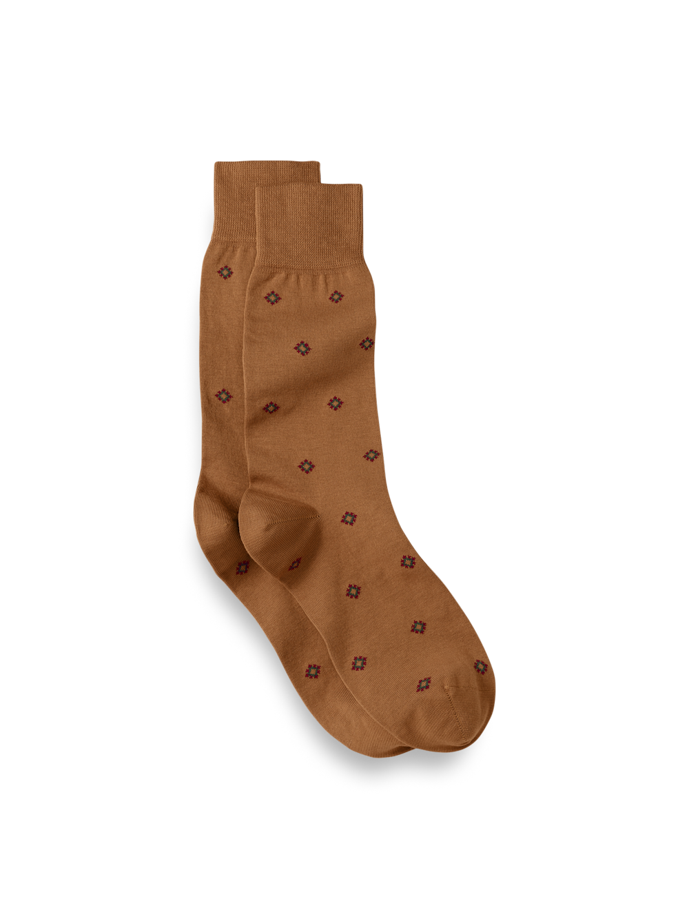 Medallion Cotton Blend Sock - Bronze Over The Calf Medallion Cotton Blend Sock - Bronze Over The Calf