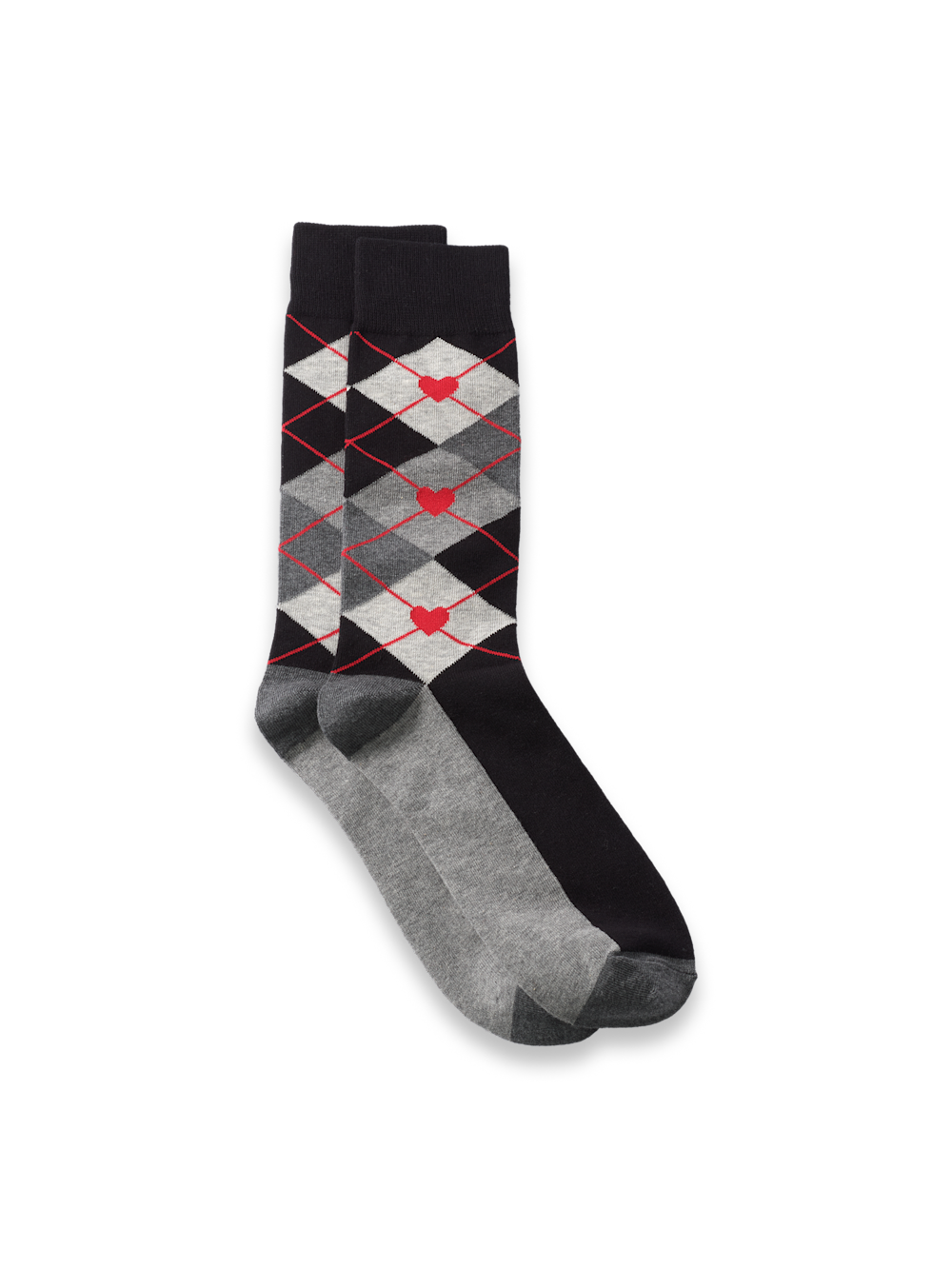 Product Image of Argyle Cotton Blend Sock-Black Multi