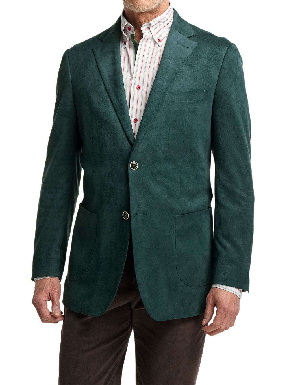 Alternate Image of Microsuede Single Breasted Notch Lapel Sport Coat-2