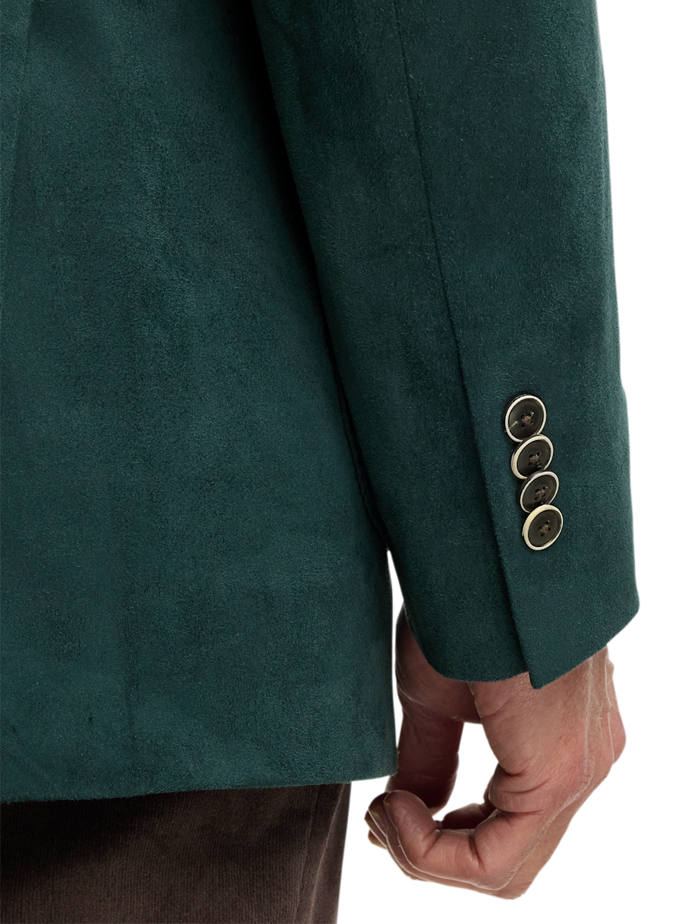 Alternate Image of Microsuede Single Breasted Notch Lapel Sport Coat-3