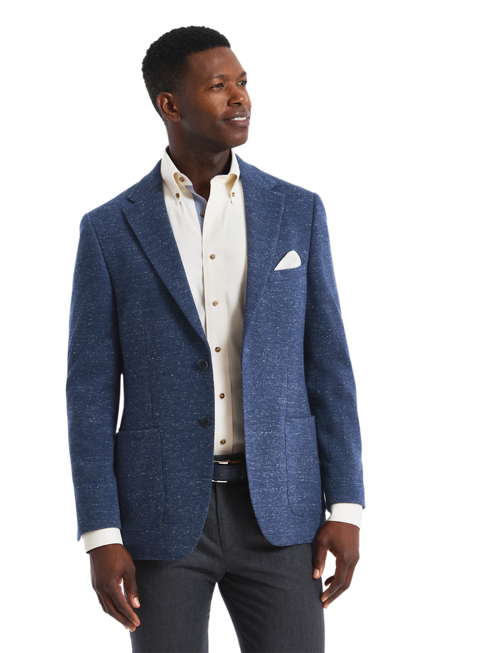 Alternate Shot of Men's blue Sportcoats
