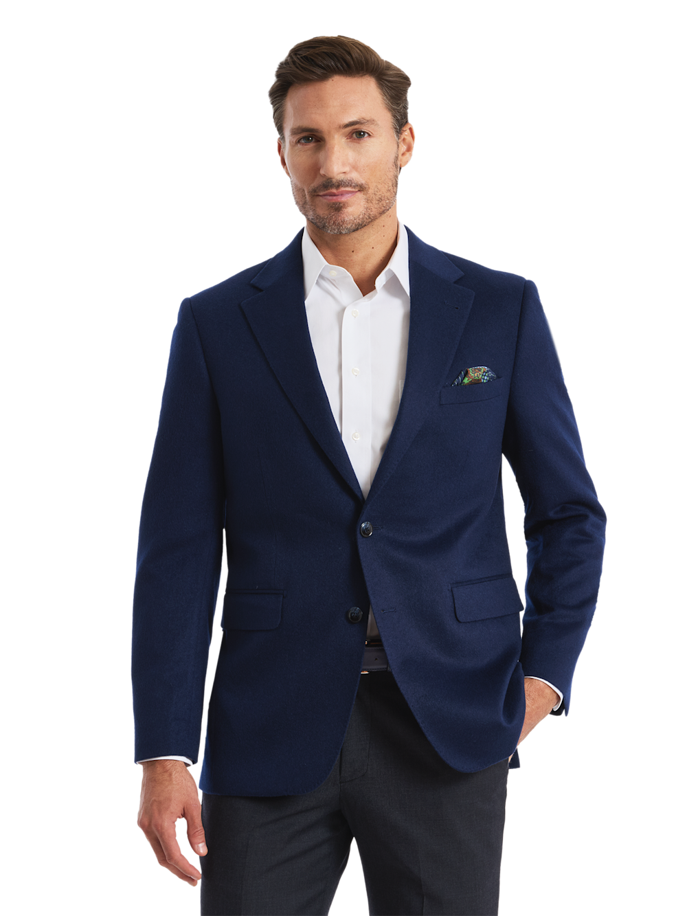 Alternate Shot of Men's blue Solid Sportcoats