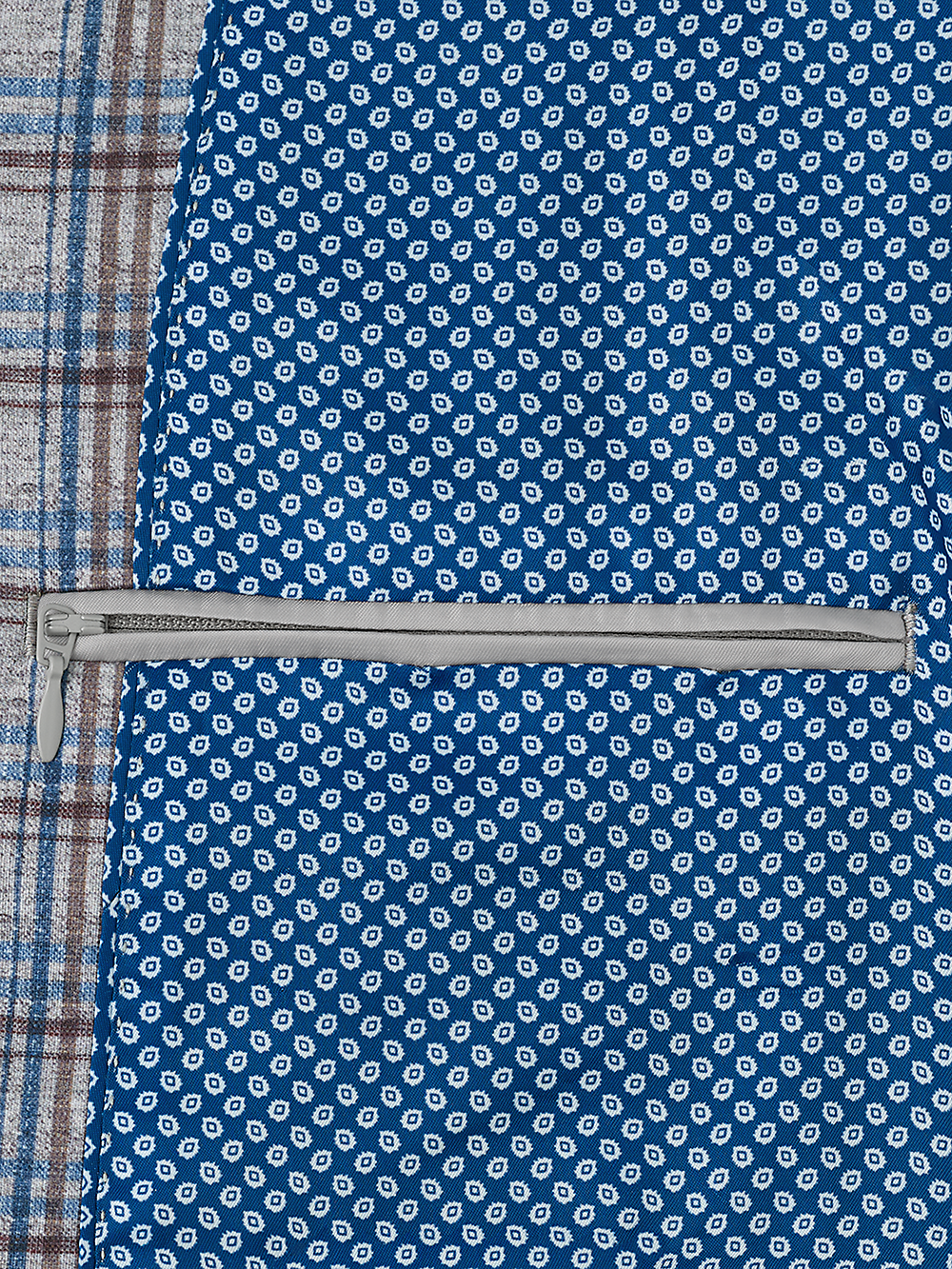 Alternate Image of Microfiber Knit Stretch Plaid Notch Lapel Sport Coat-1
