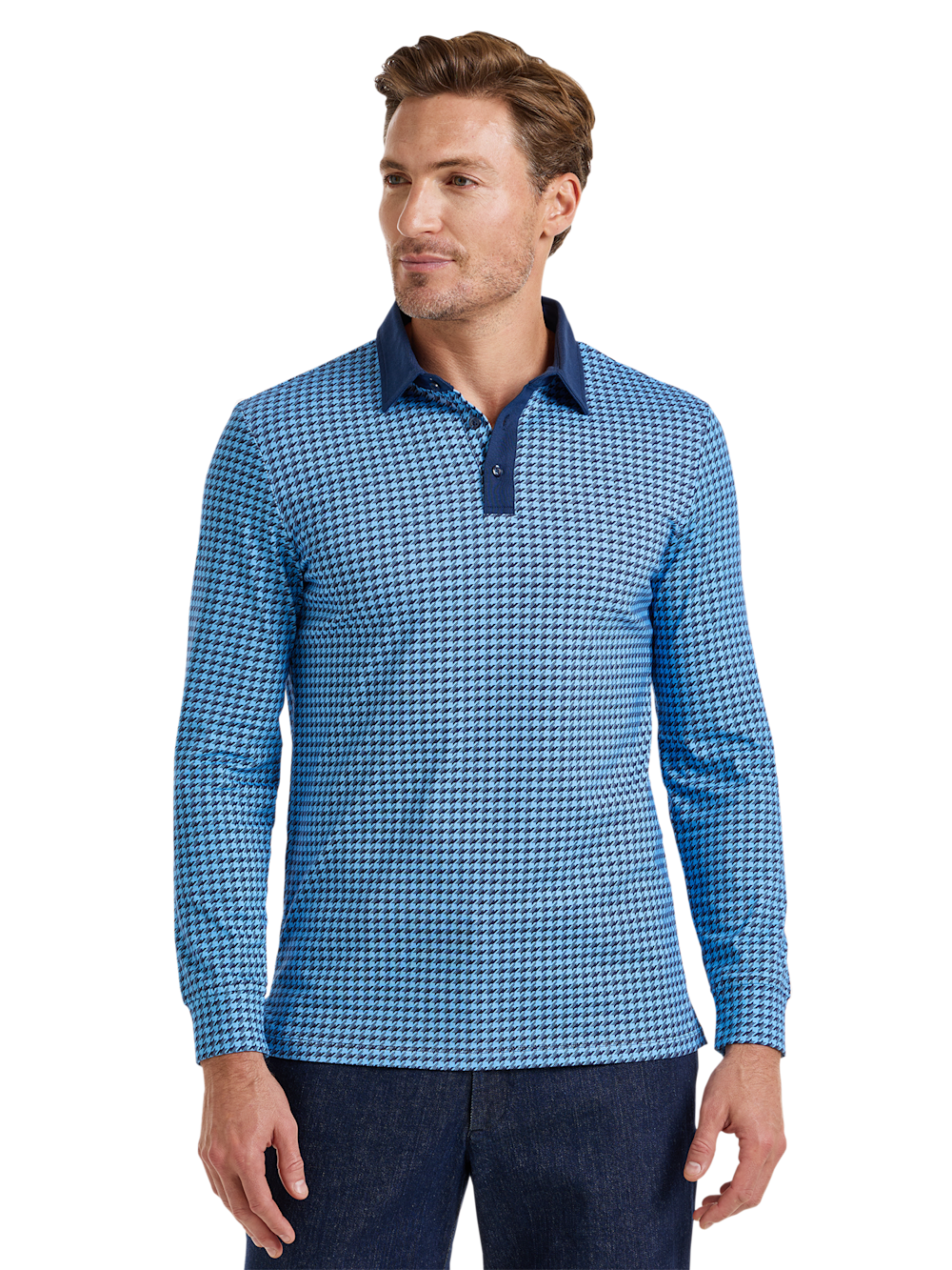 Alternate Image of Cotton Three Button Polo-1