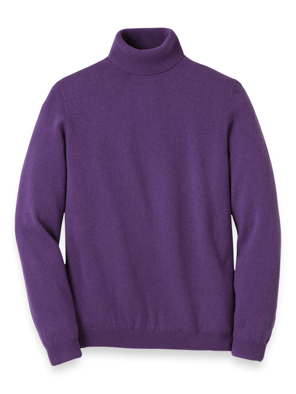 Cashmere Turtleneck Sweater - Purple – Paul Fredrick
