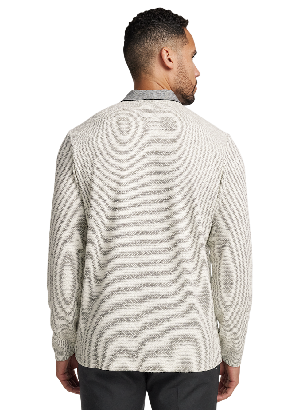 Alternate Image of Polyester Blend Button Front Polo-4