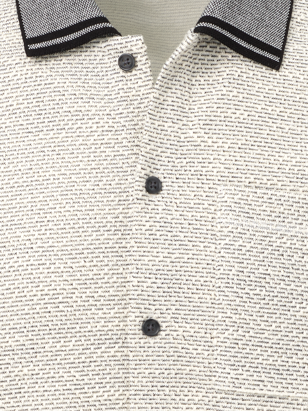 Alternate Image of Polyester Blend Button Front Polo-5