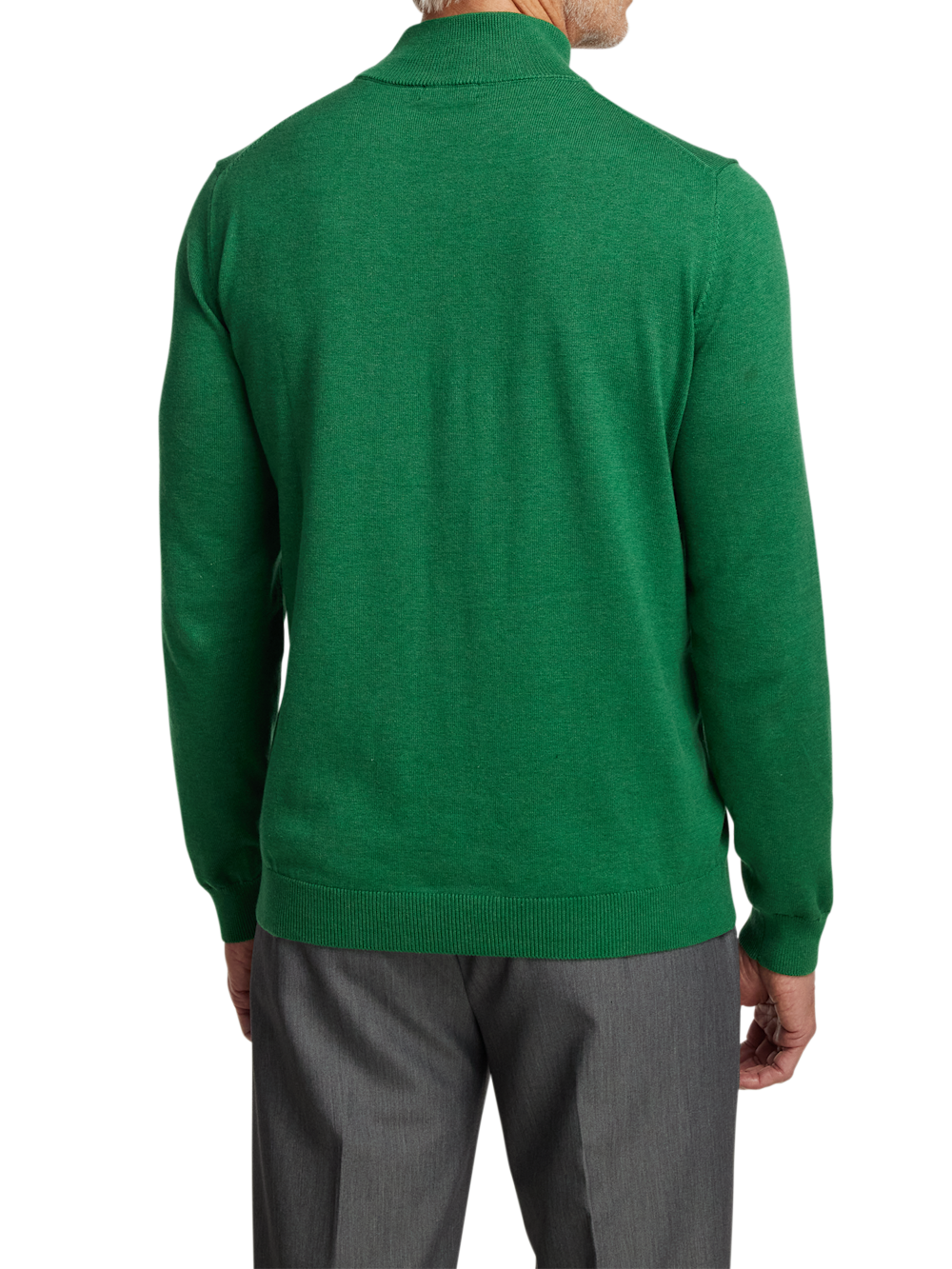 Alternate Image of Supima Cotton Mock Neck Sweater-4