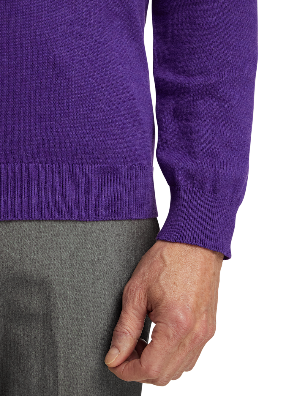 Alternate Image of Supima Cotton Mock Neck Sweater-3