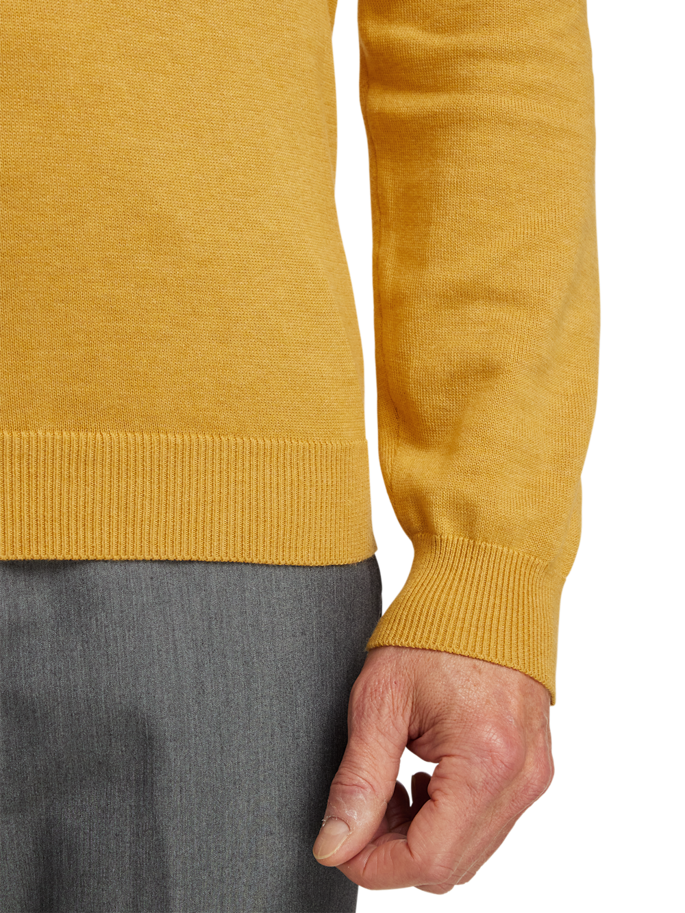 Alternate Image of Supima Cotton Mock Neck Sweater-3