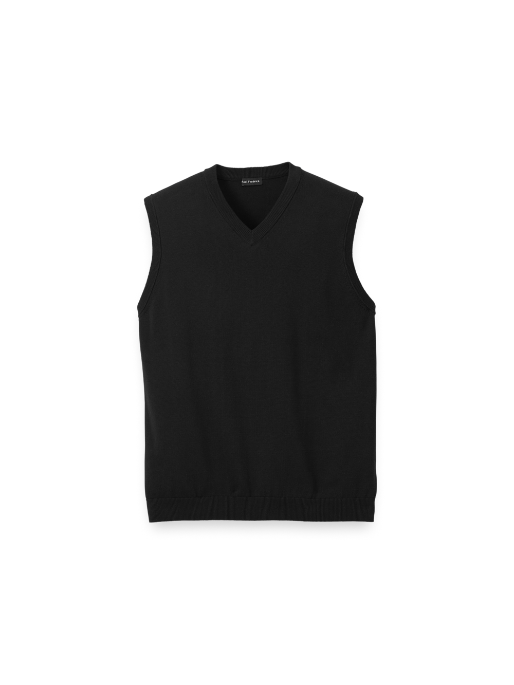 Product Image of Supima Cotton Vest-Black