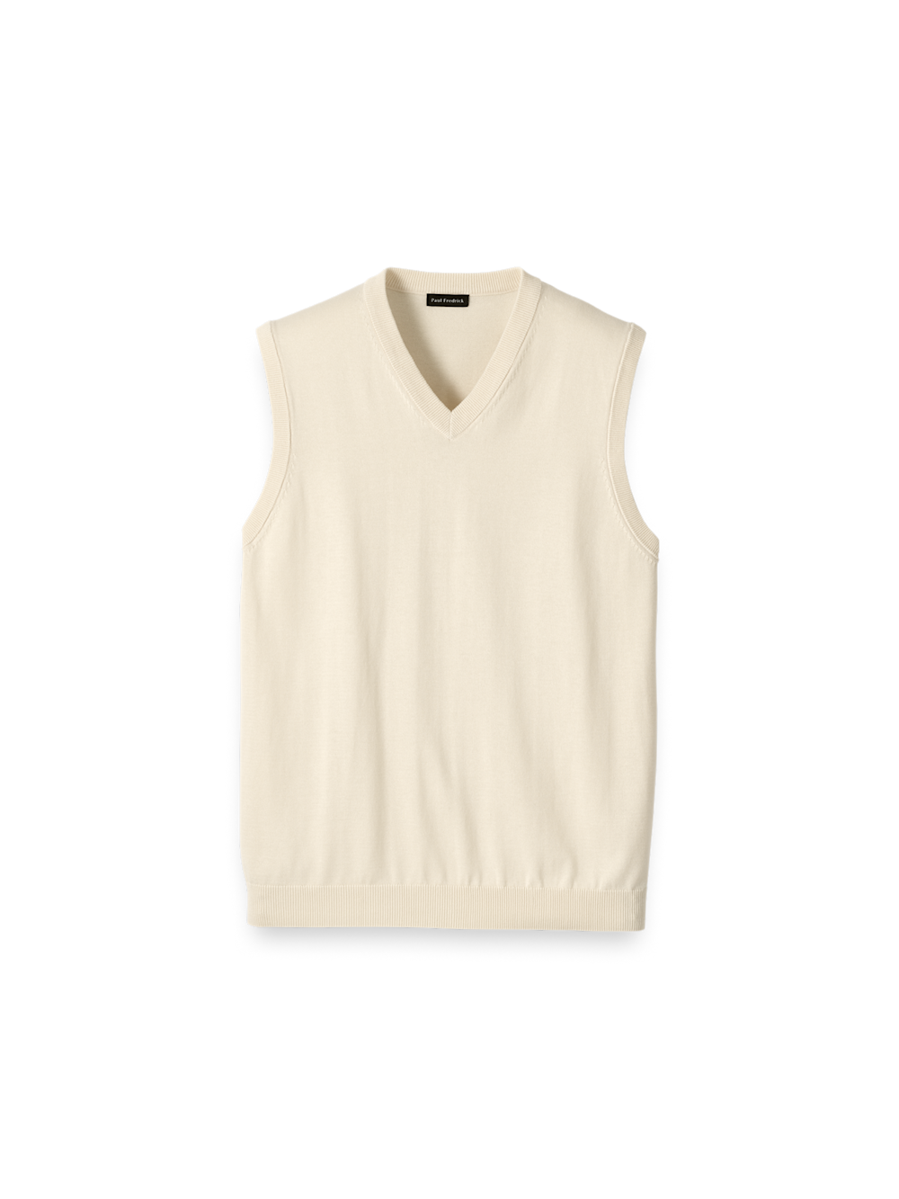 Product Image of Supima Cotton Vest-Ivory