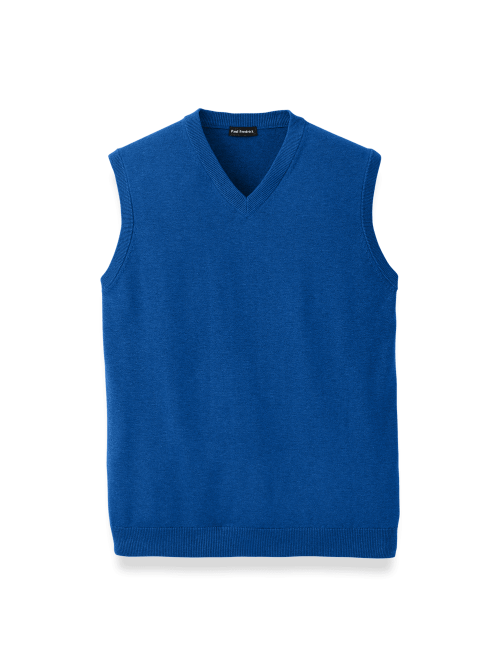 Product Image of Supima Cotton Vest-Blue