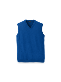 Supima Cotton Vest - Blue