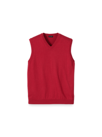 Supima Cotton Vest - Red