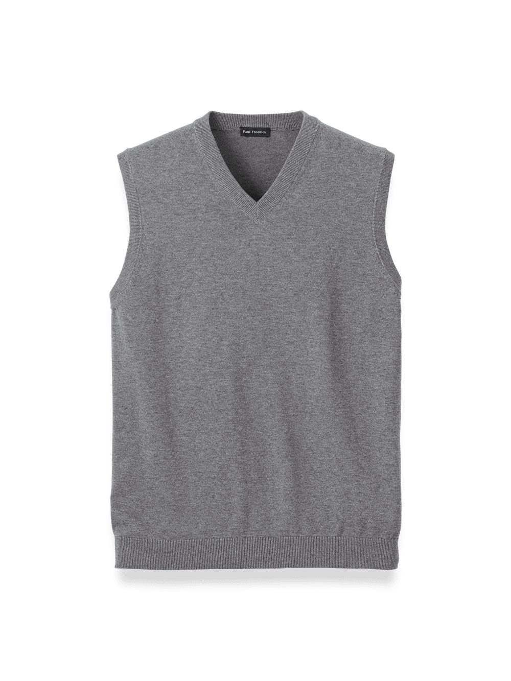 Product Image of Supima Cotton Vest-Medium Grey