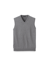 Supima Cotton Vest - Medium Grey