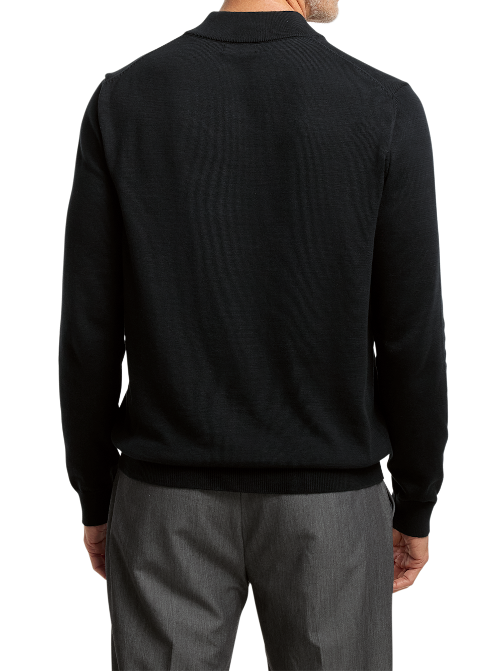 Alternate Image of Supima Cotton Four Button Mock Neck Sweater-4